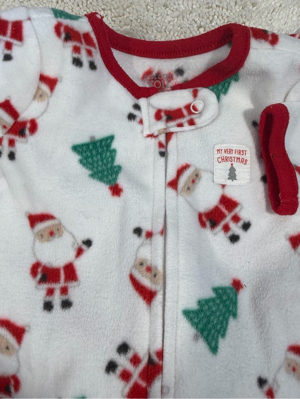 Mud Pie Kids Holiday Pajama Sets - Red, White & Green - Picture 2 of 5